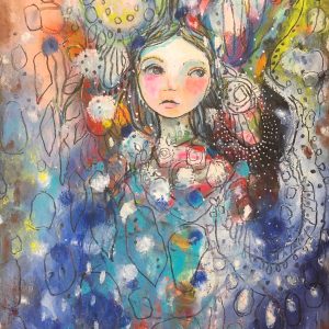 Butterfly - 12" x 16" Painting On Stretched Canvas