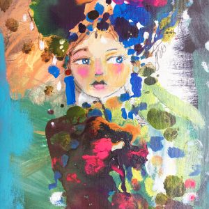 Whispers Of Intent - 11" x 14" Original Painting On Stretched Canvas