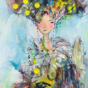 Delight In Dreams - 11" x 14" Original Painting On Stretched Canvas