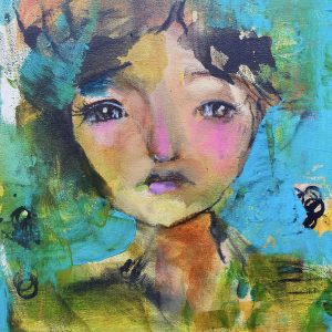Strength - 12" x 12" Original Painting On Stretched Canvas