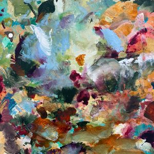 Messenger Of All Love - 12" x 16" Original Painting On Stretched Canvas