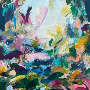 Messenger Of All Time - 12" x 16" Original Painting On Stretched Canvas