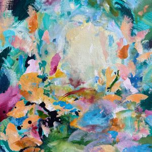 Messenger Of Hope & Light - 12" x 12" Original Painting On Canvas