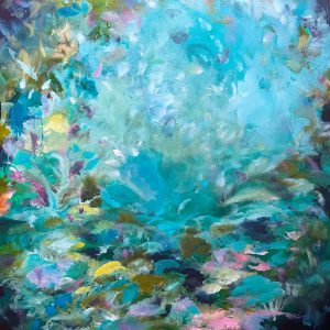 Messenger Of Joy - 36" x 36" Original Painting On Canvas