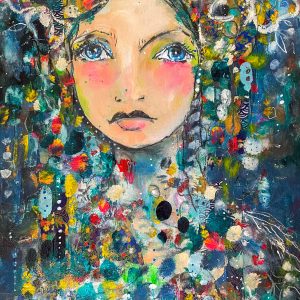 Compassion And Dreams  - 12" x 16" Original Painting On Stretched Canvas