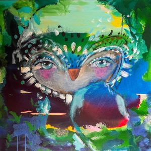 Messenger Of Love - 30" x 30" Original Painting On Canvas