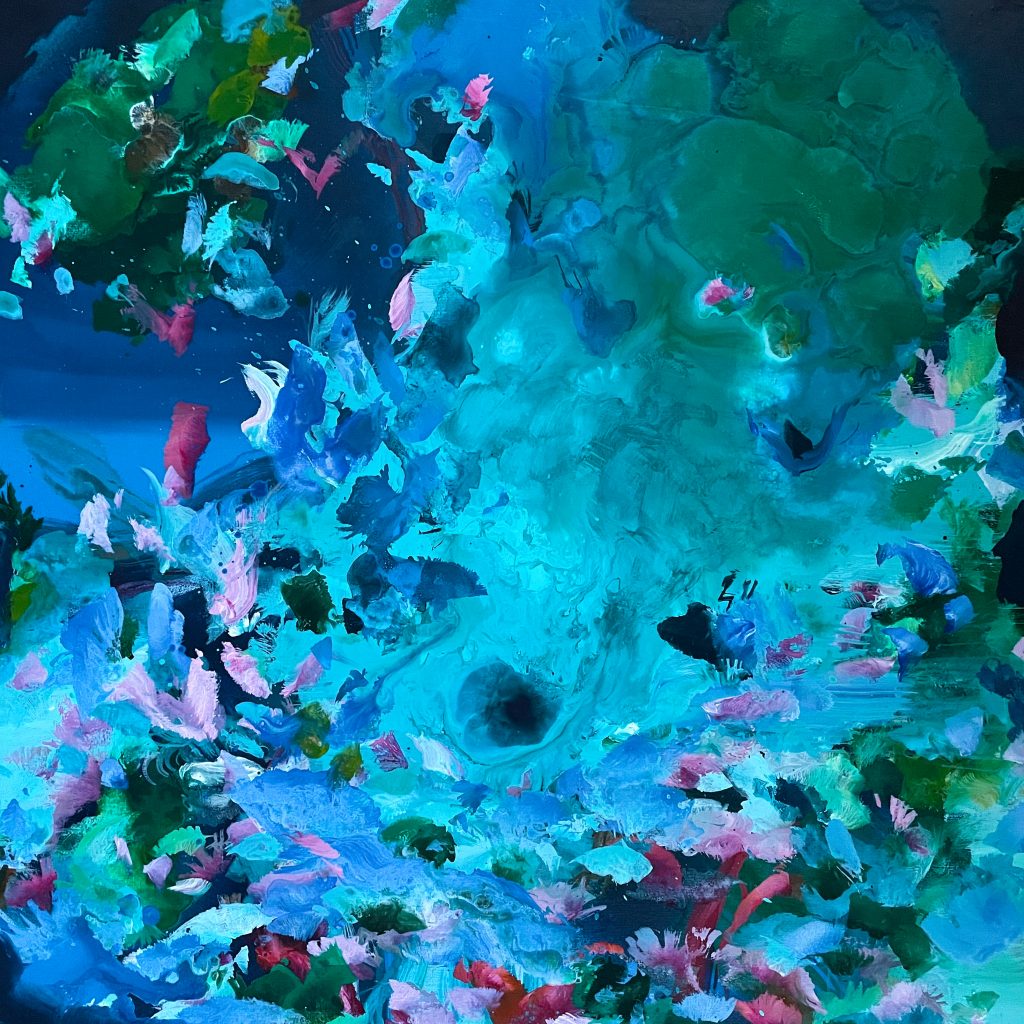 Blossoming Sky_Mixed Media_Canvas_30x30_$2700