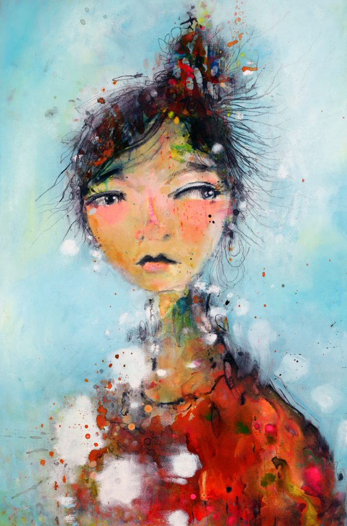Messenger of Gifts and Dreams_Mixed Media_Canvas_20x30_$1800 (1) (1)