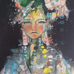 Blooming Light - 11" x 14" Original Painting On Flat Canvas